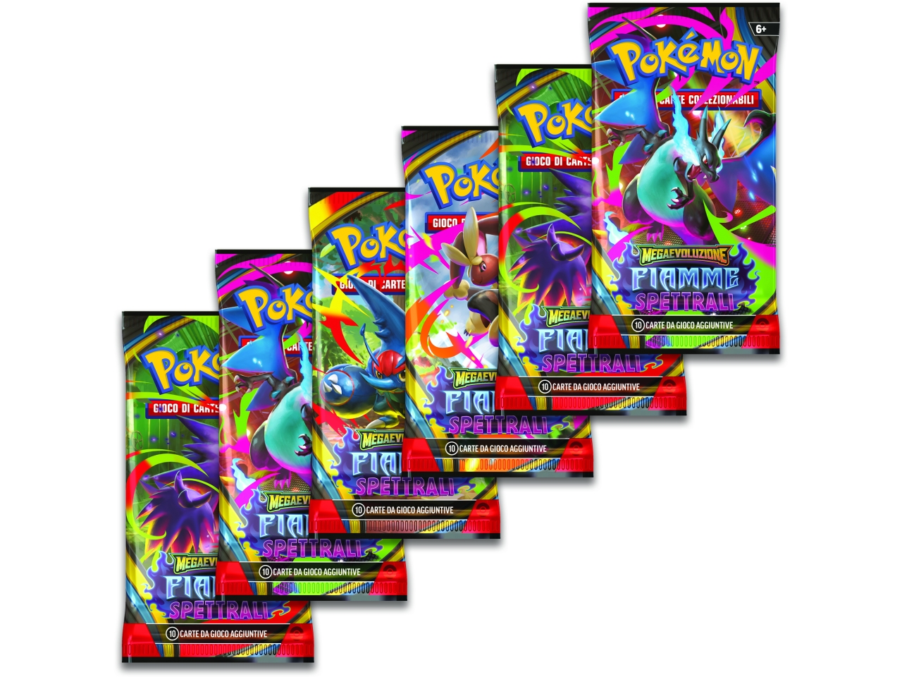 POKEMON MEGAEV.FIAM.SPETT.6PZ PK10191-I £ POKEMON MEGAEV.FIAM.SPETT.6PZ PK10191-I £