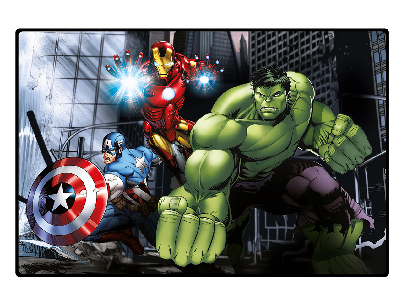 AVENGERS TAPPETO CAMERETTA 3D 80X120CM 1575 AVENGERS TAPPETO CAMERETTA 3D 80X120CM 1575
