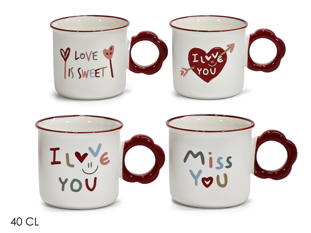 TAZZA 40CL IN 4 ASSORTIMENTI 510892