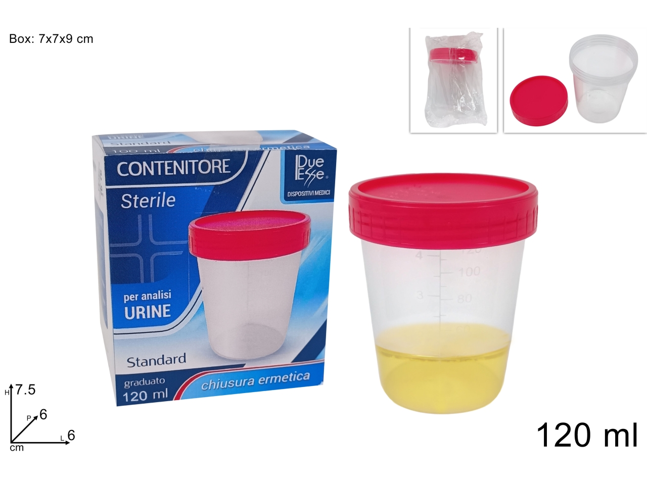 CONTENITORE URINE 120ML DEV25007691 CONTENITORE URINE 120ML DEV25007691