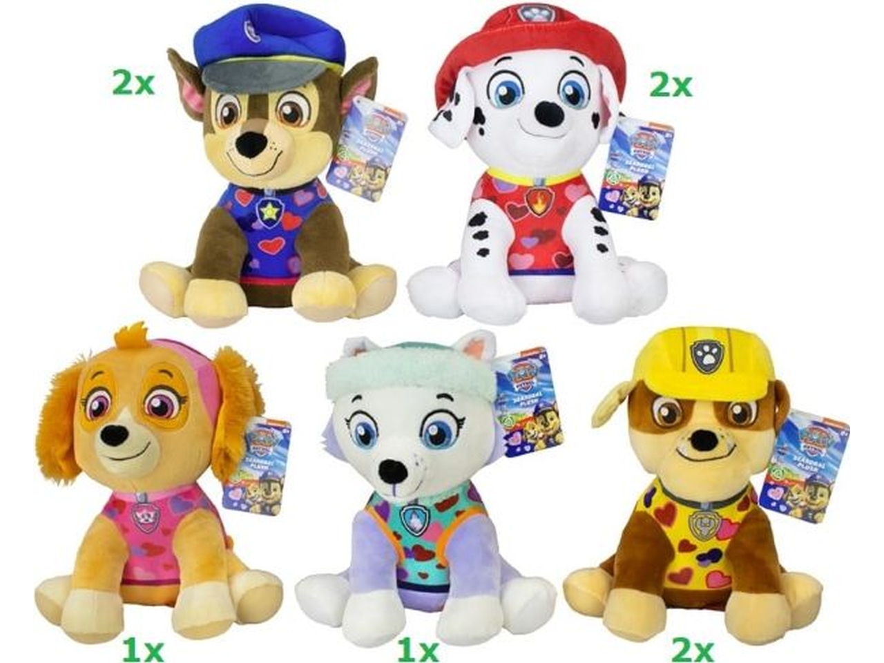 PAW PATROL CLASSIC NEW STYLE PELUCHE 25CM 2286960 PAW PATROL CLASSIC NEW STYLE PELUCHE 25CM 2286960