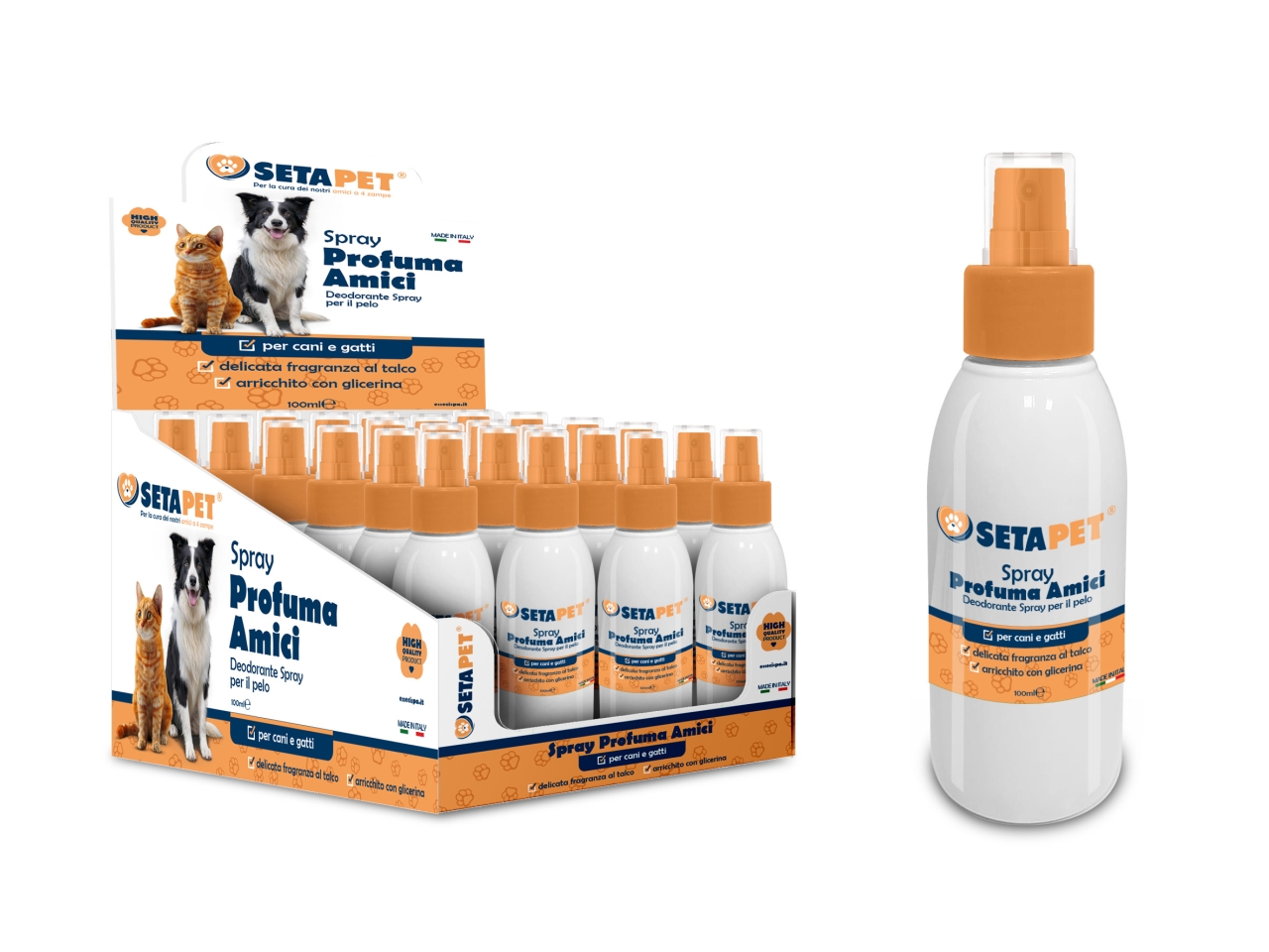 SETAPET SPRAY PROFUMA AMICI 100ML 03627 SETAPET SPRAY PROFUMA AMICI 100ML 03627