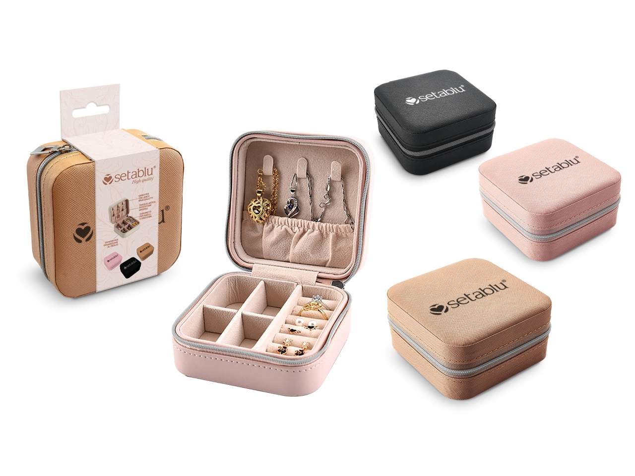 PORTA GIOIELLI 10X10XH.5CM ASS. 3765