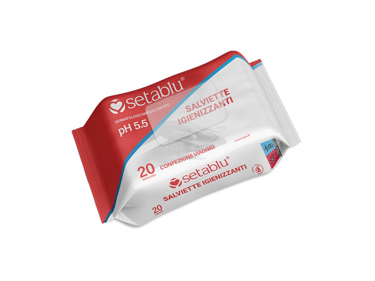 SALVIETTE IGIENIZZANTI SET DA 20 SALVIETTE 62046