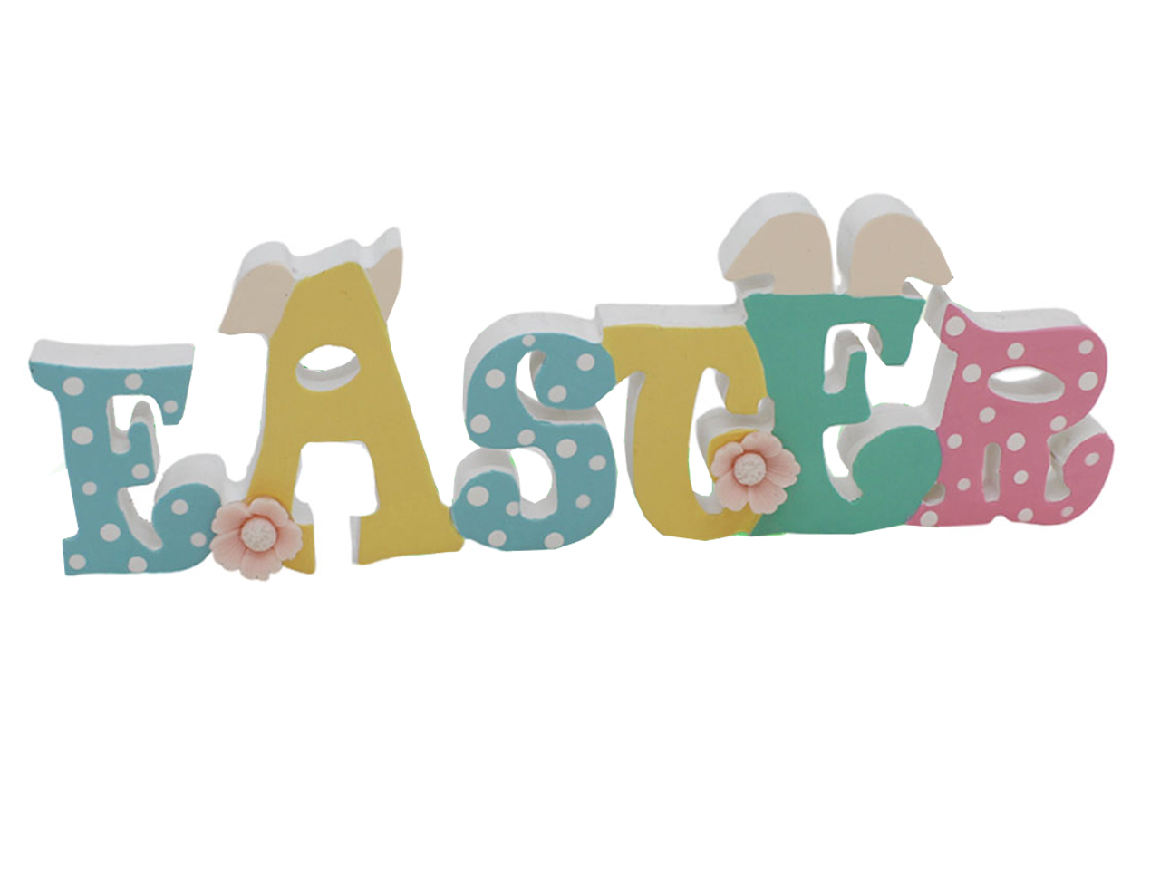 SCRITTA EASTER IN LEGNO 20CM 11997 SCRITTA EASTER IN LEGNO 20CM 11997