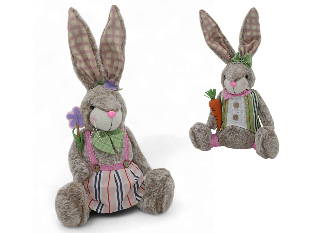 PELUCHE CONIGLIO SEDUTO 45CM ASS. 62199