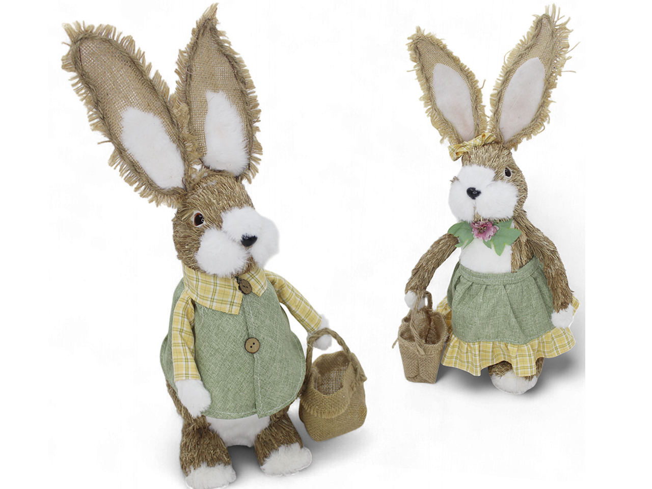 CONIGLIO DECORATIVO BOY/GIRL 45CM ASS. 62892