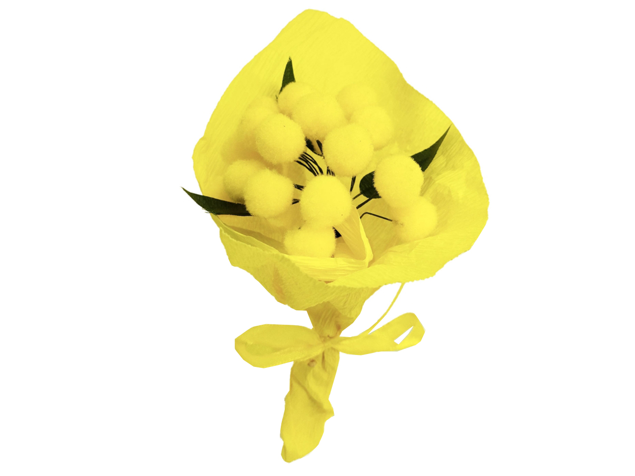 MAZZETTO MIMOSA 16CM CON FIOCCO 85076 MAZZETTO MIMOSA 16CM CON FIOCCO 85076