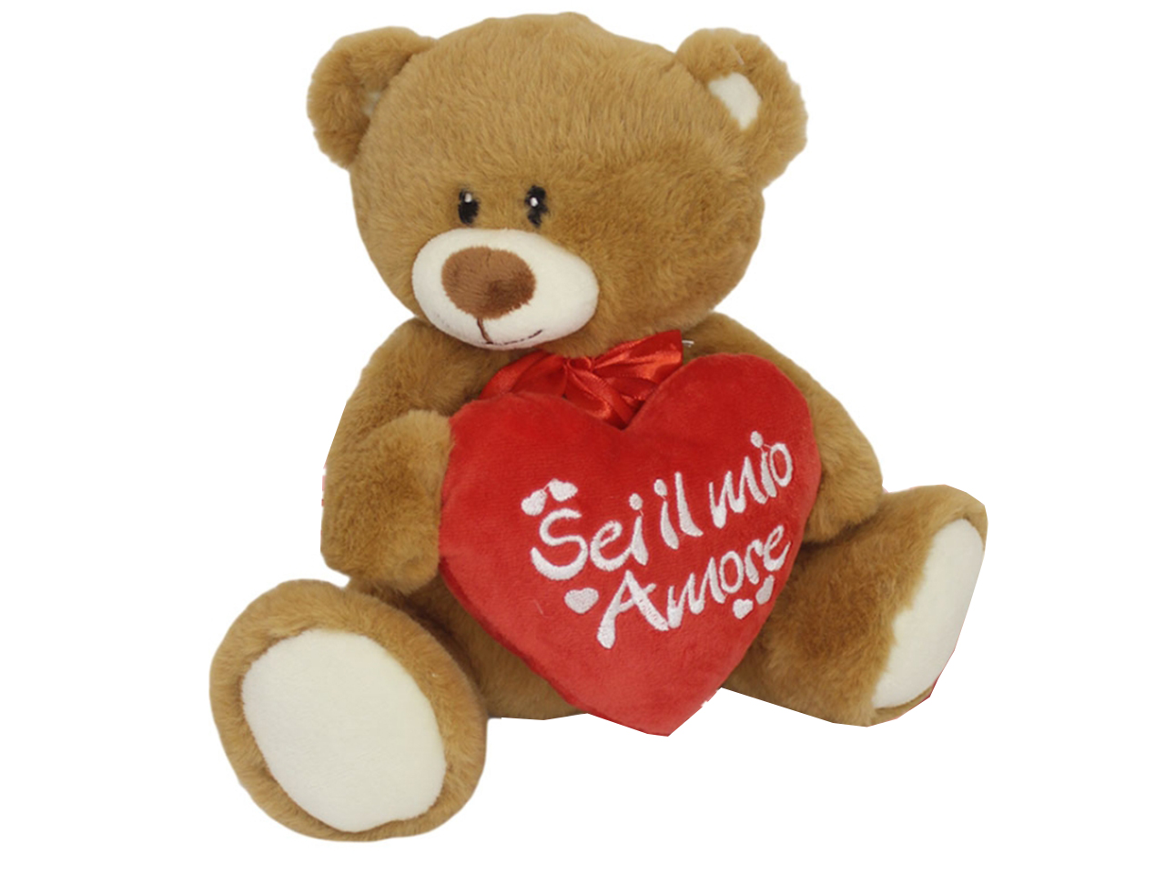 PELUCHE ORSO 25CM CON CUORE 97575