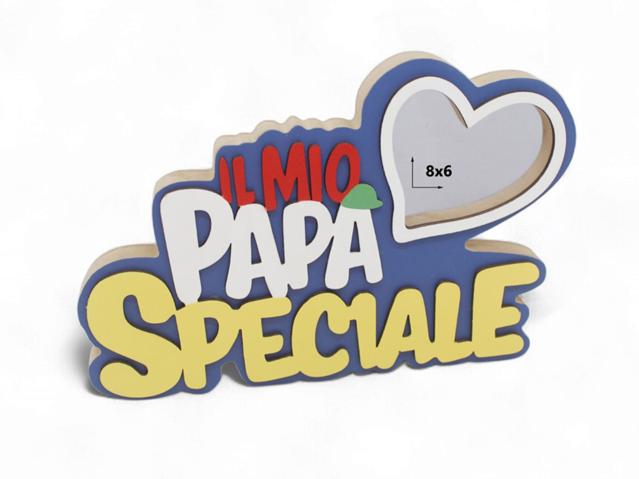 PORTAFOTO LEGNO IL MIO PAPA’ SPECIALE 23X15CM60324