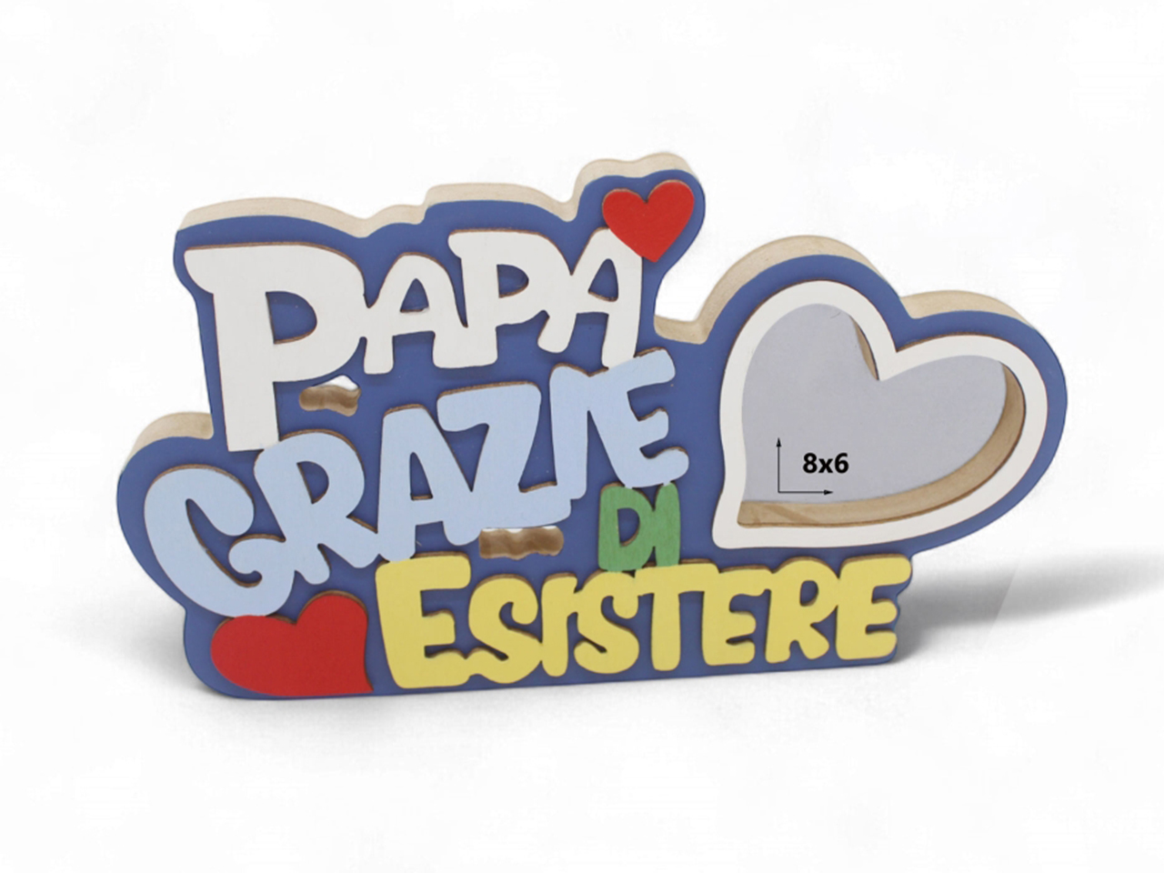 PORTAFOTO PAPA’ GRAZIE DI ESISTERE 24X15CM 60331