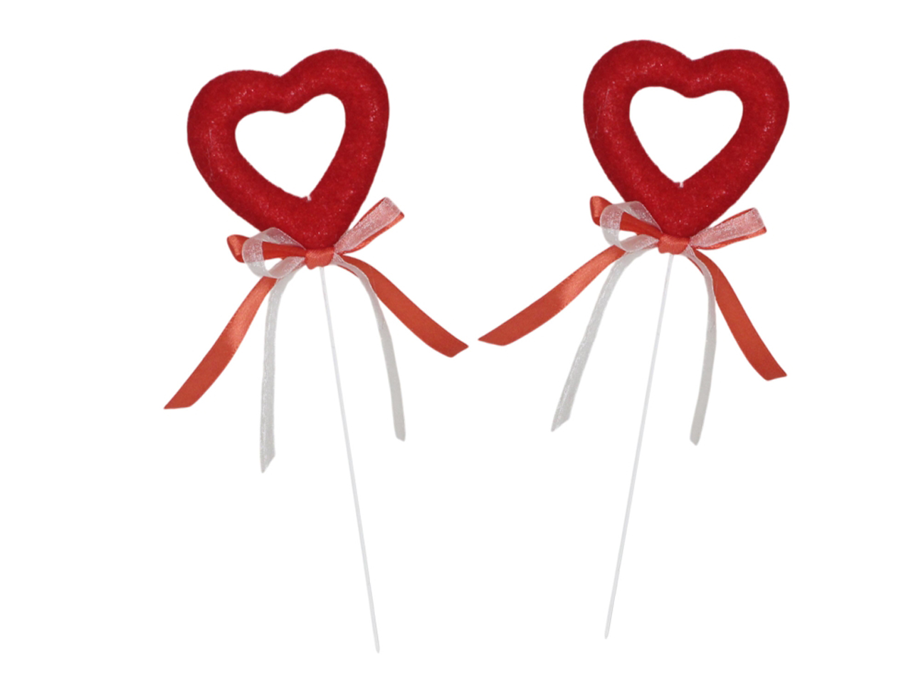 PICK CUORI 6CM SET 2PZ ROSSI 61604