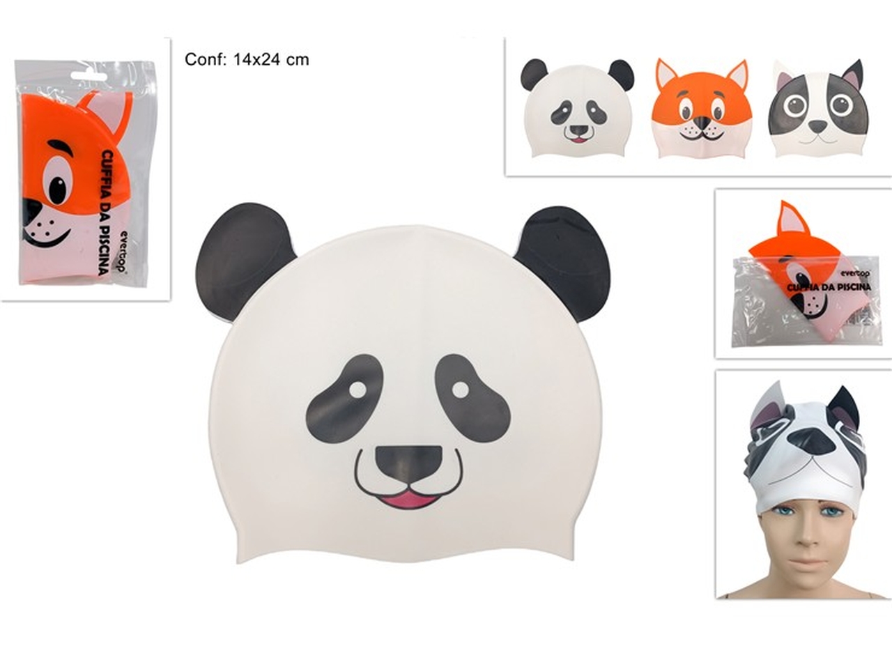 CUFFIA SILICONE SOGGETTI ANIMALI 3ASS. DSU24000141 CUFFIA SILICONE SOGGETTI ANIMALI 3ASS. DSU24000141