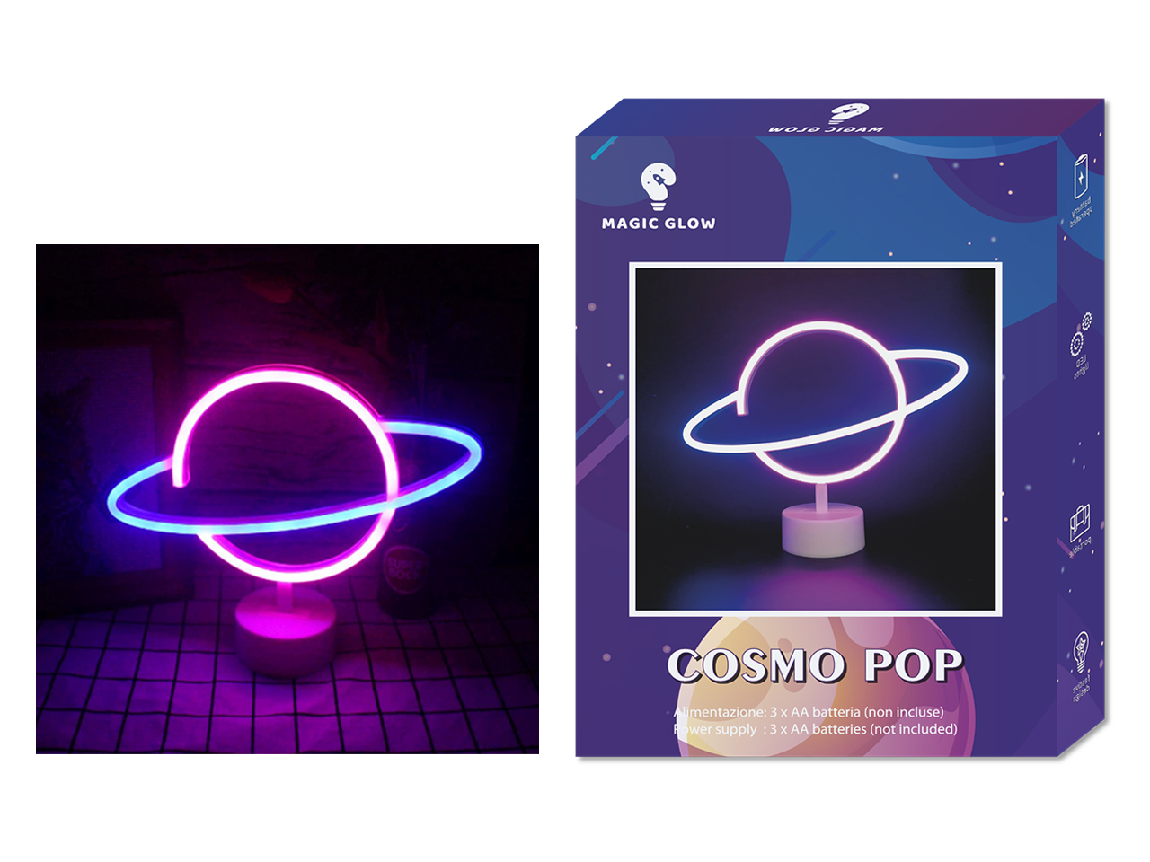 COSMO POP STAND LUCE LED MULTICOLOR USB FL-XQ-01 COSMO POP STAND LUCE LED MULTICOLOR USB FL-XQ-01