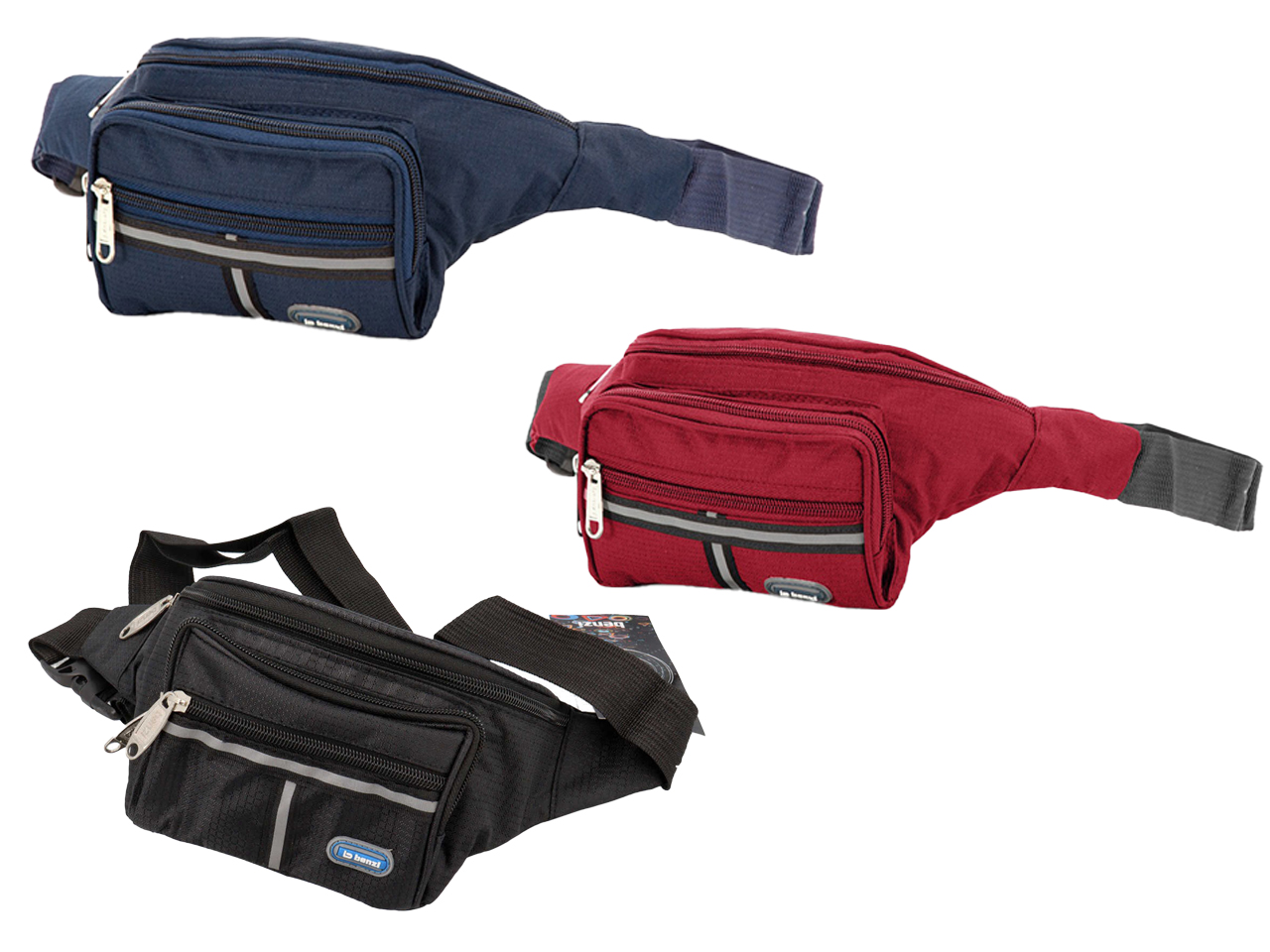 MARSUPIO CON 3 ZIP ASS. BZ-3723