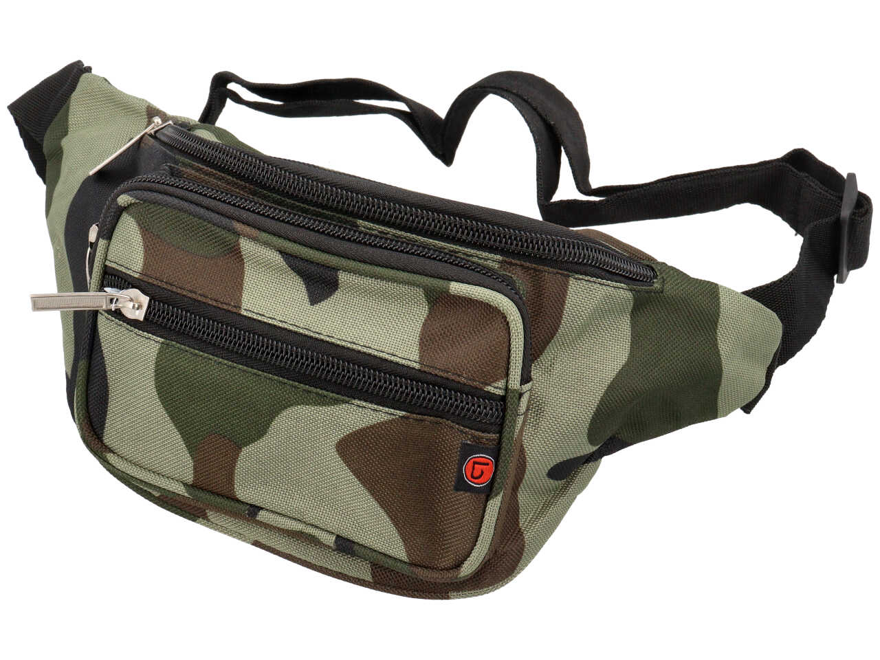 MARSUPIO CON 3 ZIP COLORE MIMETICO BZ-5231