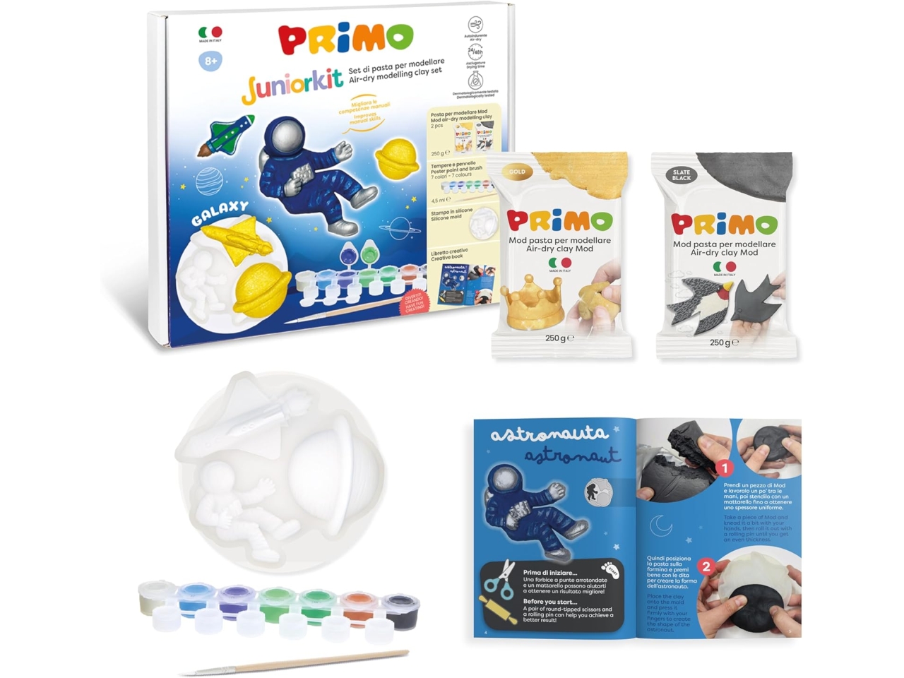 JUNIORKIT PASTA MODELLAB.GALAXY 0115SETMOD250GALAX