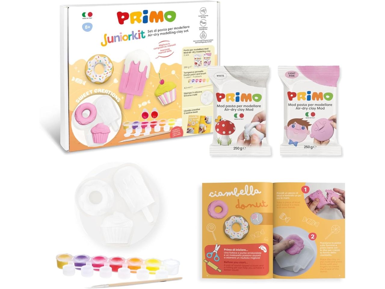JUNIORKIT PASTA MODELLAB.SWEET 0115SETMOD250SWEET