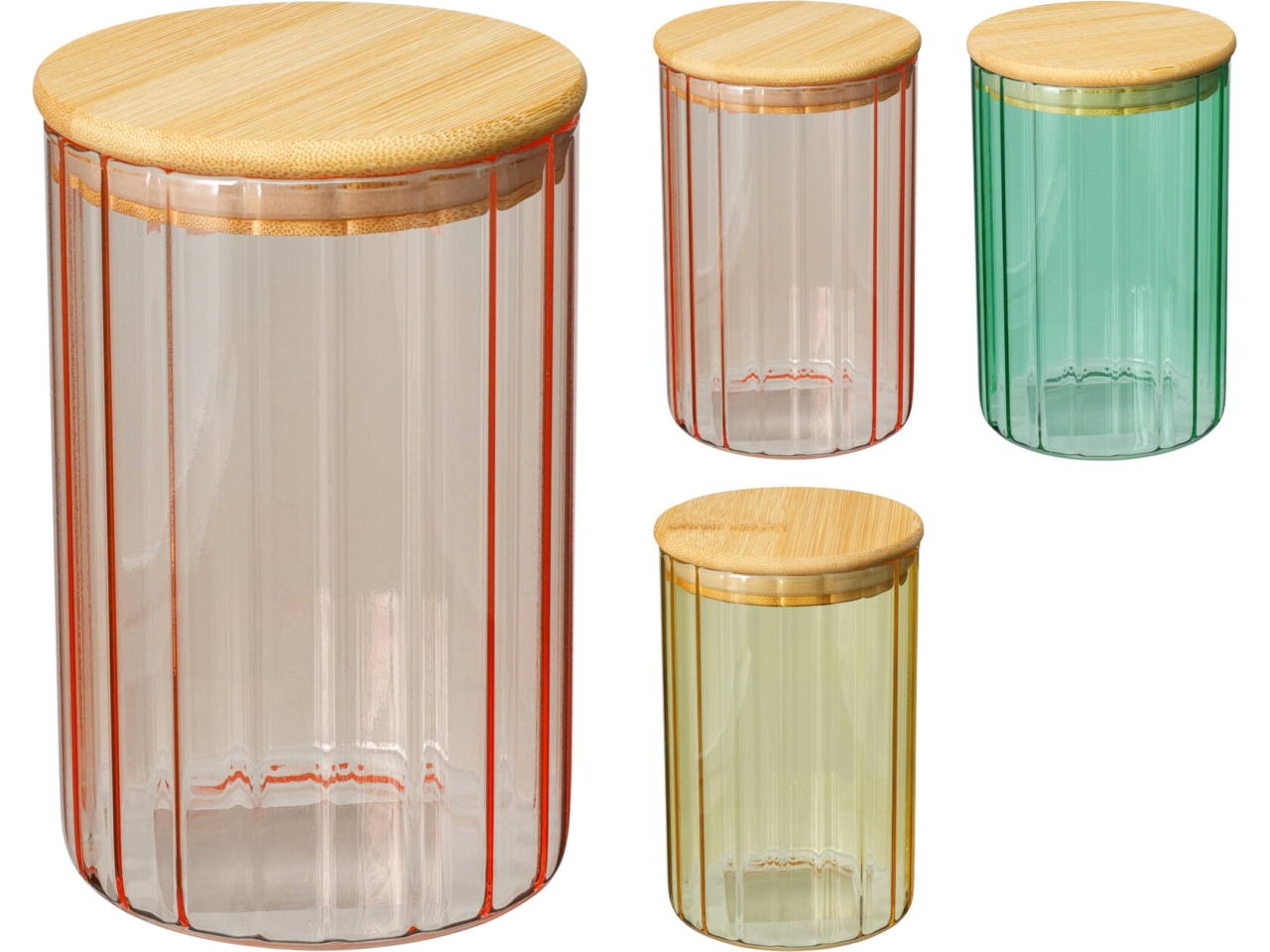 BARATTOLO VETRO 1LT 3COL.ASS. CD1200880