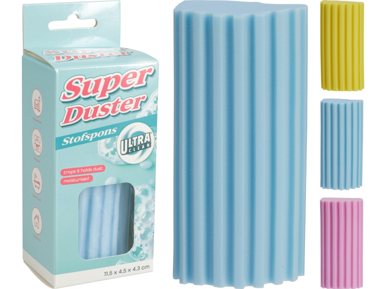 SUPER DUSTER SPUGNA PVA 11X4CM 3ASS. DZ5000260 SUPER DUSTER SPUGNA PVA 11X4CM 3ASS. DZ5000260