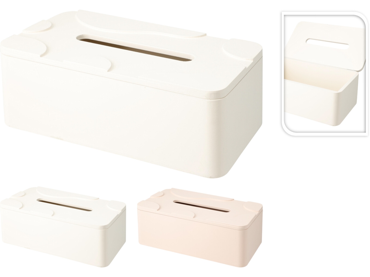 PORTA FAZZOLETTI 25X9X13CM 2ASS. HZ1259890 PORTA FAZZOLETTI 25X9X13CM 2ASS. HZ1259890