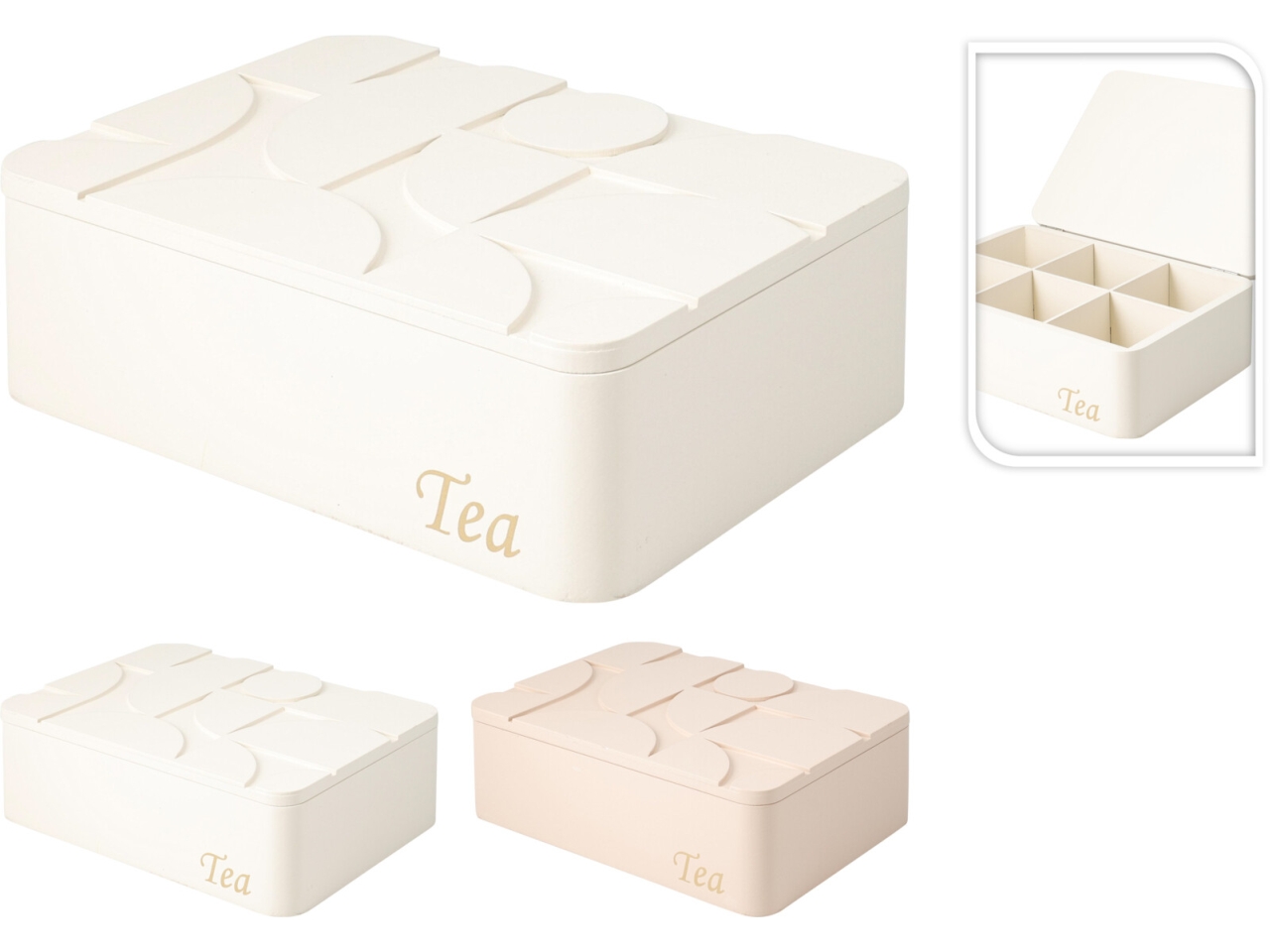 SCATOLA THE 6POSTI 24X16CM 2ASS. HZ1259900 SCATOLA THE 6POSTI 24X16CM 2ASS. HZ1259900