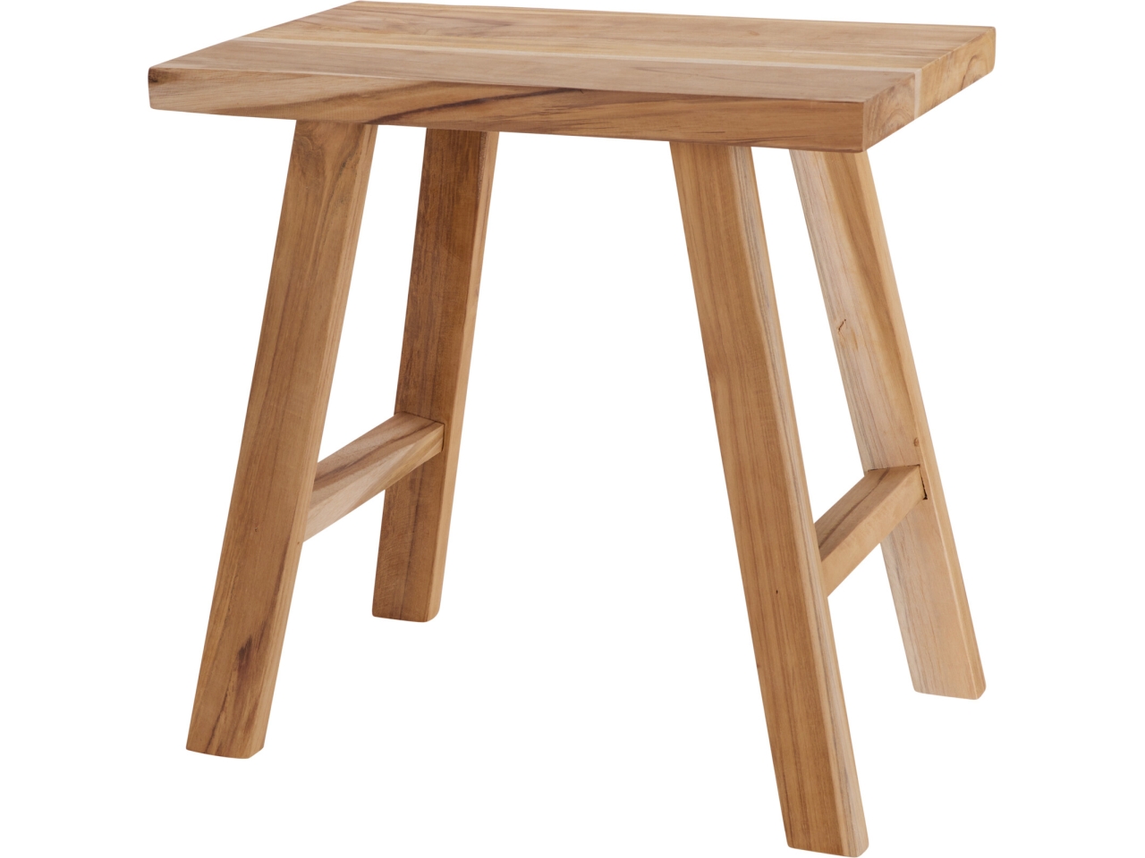 SGABELLO LEGNO TEAK 40X25X40CM J18000180