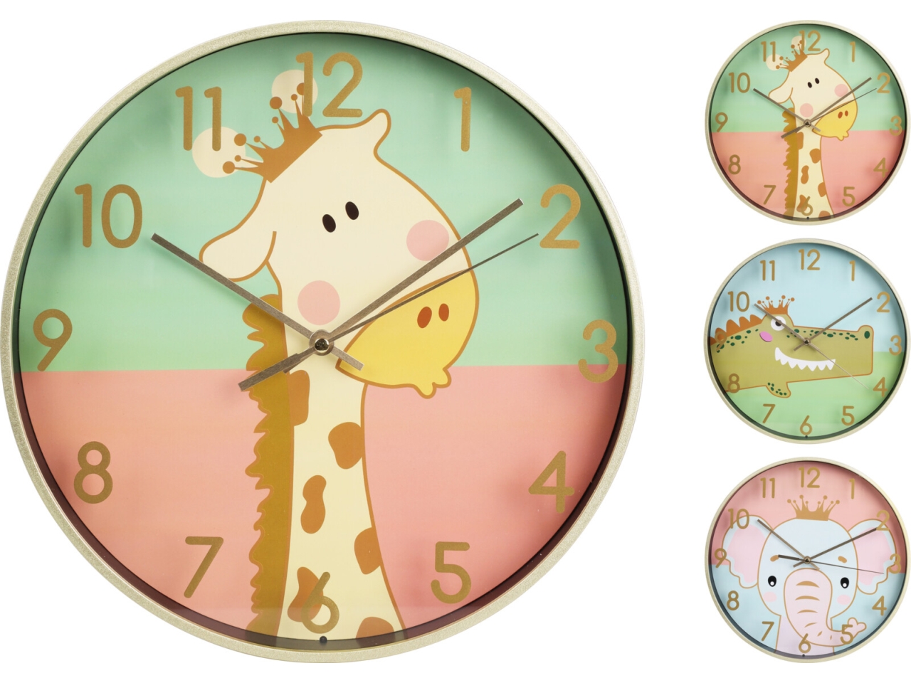 OROLOGIO DA PARETE PER BAMBINI 25CM 3ASS YP7001110