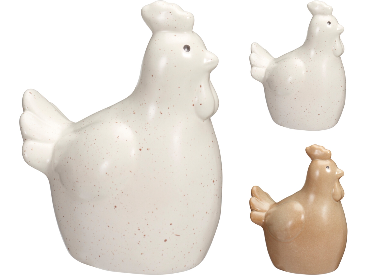 GALLINA PORCELLANA 3X7X12CM 2ASS. 252925960