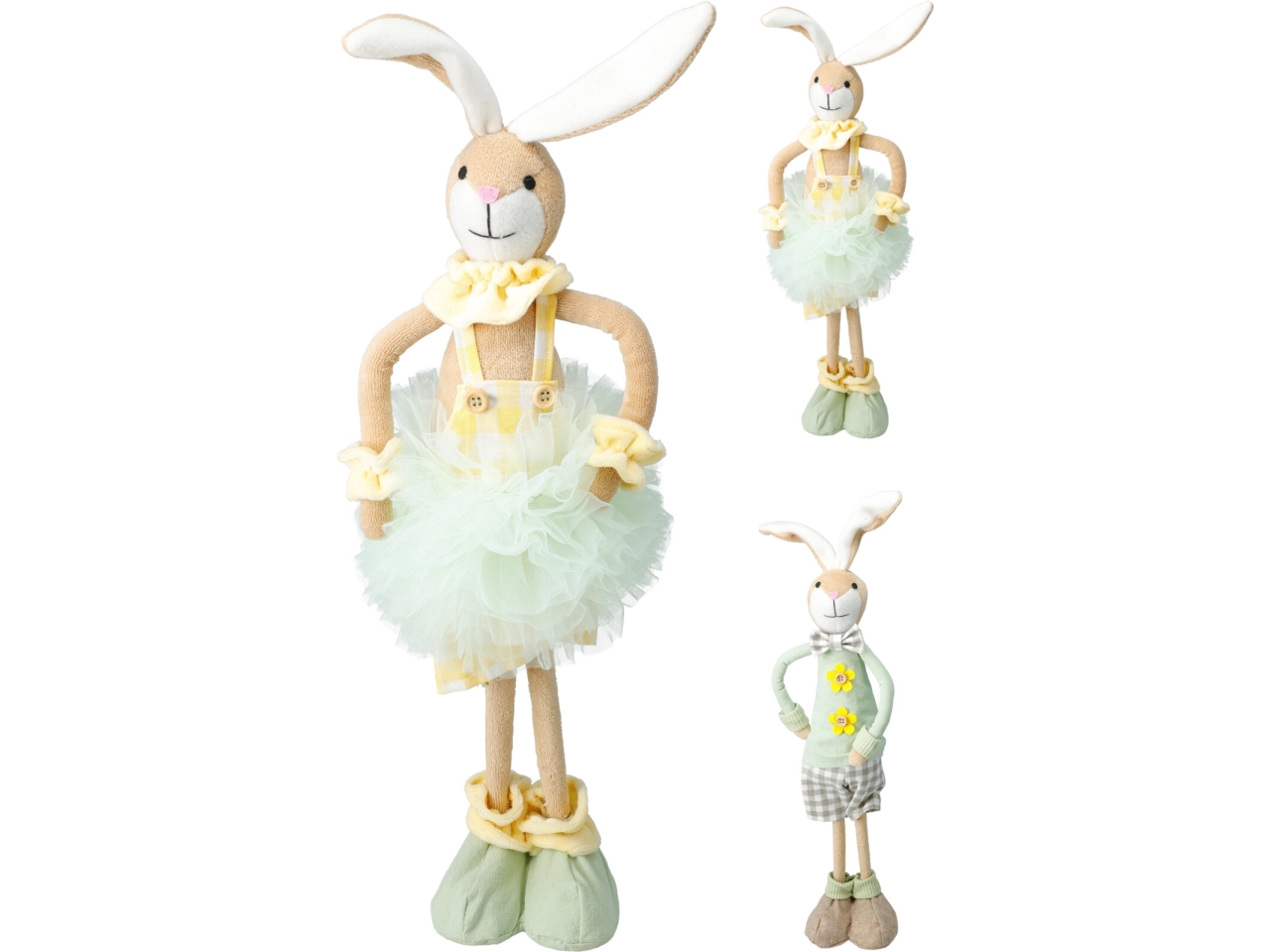 CONIGLIO TESSUTO 13X53CM 2ASS. BMA000050