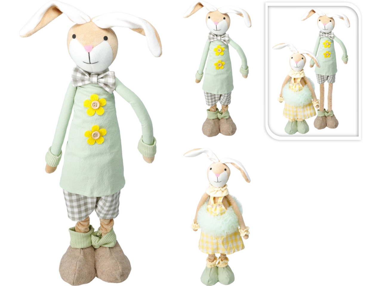 CONIGLIO TESUTO ESTENSIBILE 80CM 2ASS. BMA000060 CONIGLIO TESUTO ESTENSIBILE 80CM 2ASS. BMA000060