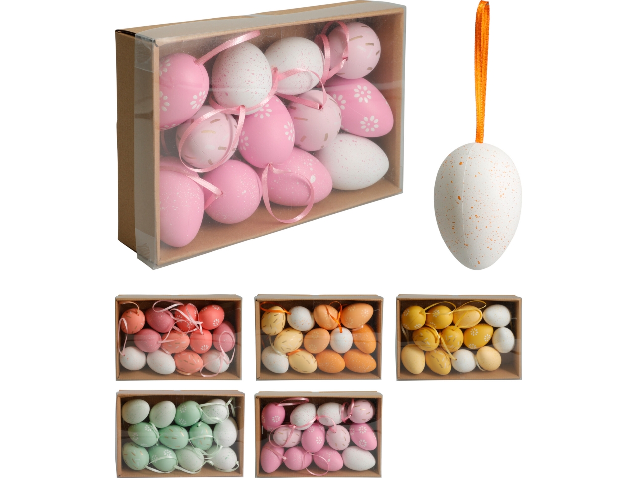 APPENDINO UOVA 6CM 12PZ 5COL ASS. GR8001730 APPENDINO UOVA 6CM 12PZ 5COL ASS. GR8001730