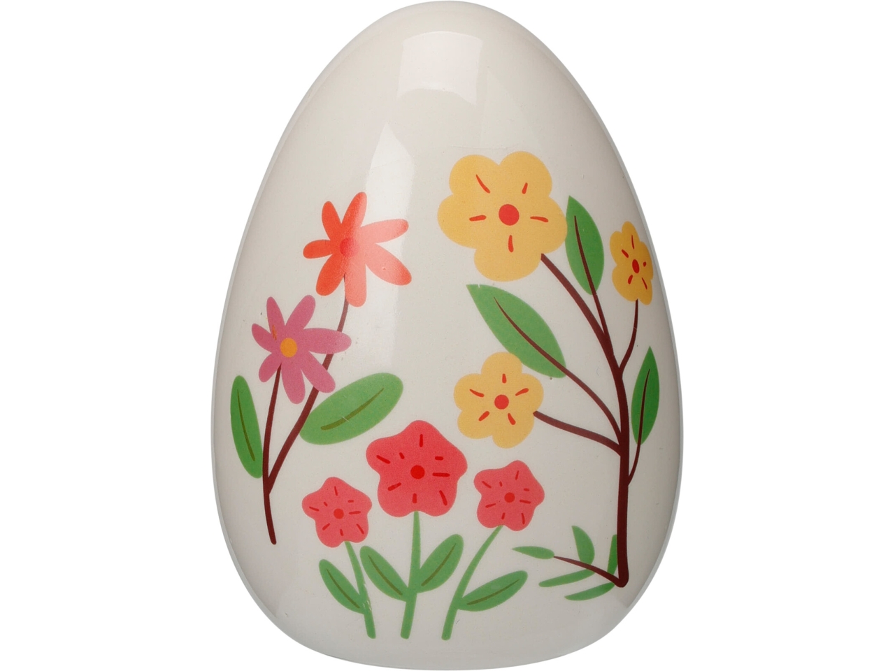 UOVO CERAMICA C/FIORI 8X10CM 2ASS. PPF002280