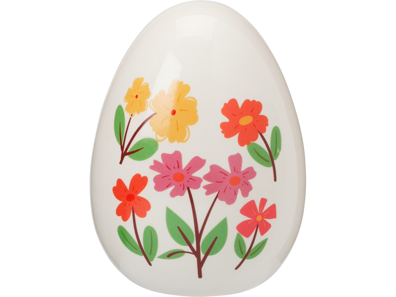 UOVO CERAMICA C/FIORI 10X14CM 2ASS. PPF002290