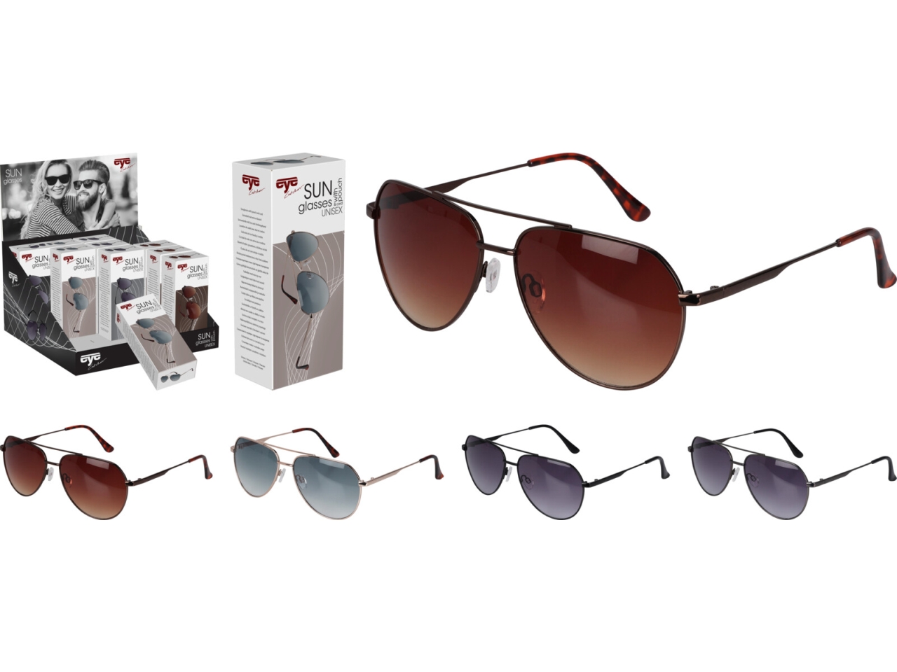 OCCHIALI DA SOLE UNISEX 4ASS. 255000260 OCCHIALI DA SOLE UNISEX 4ASS. 255000260