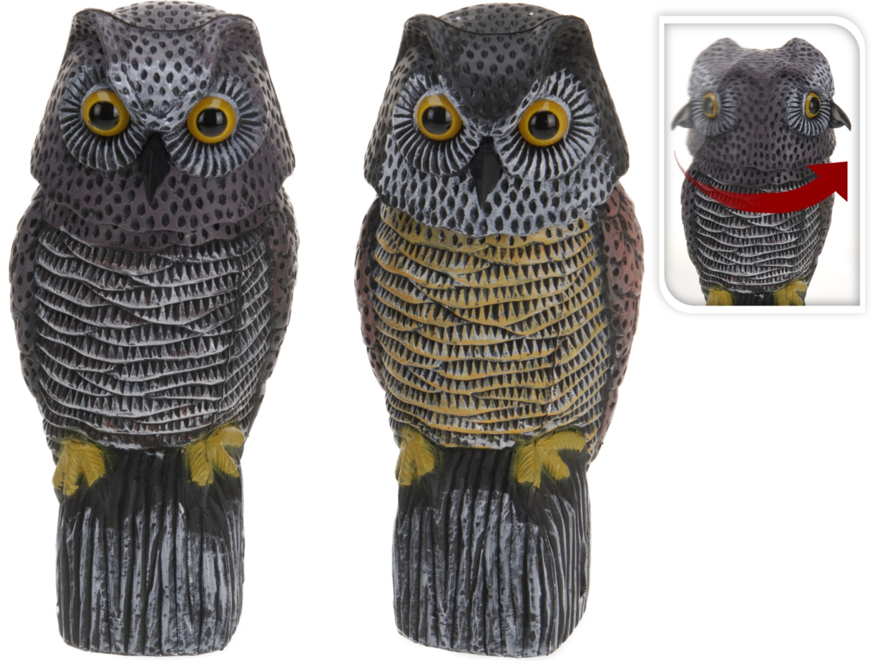 GUFO SPAVENTAPASSERI 38CM 2ASS. 836360310