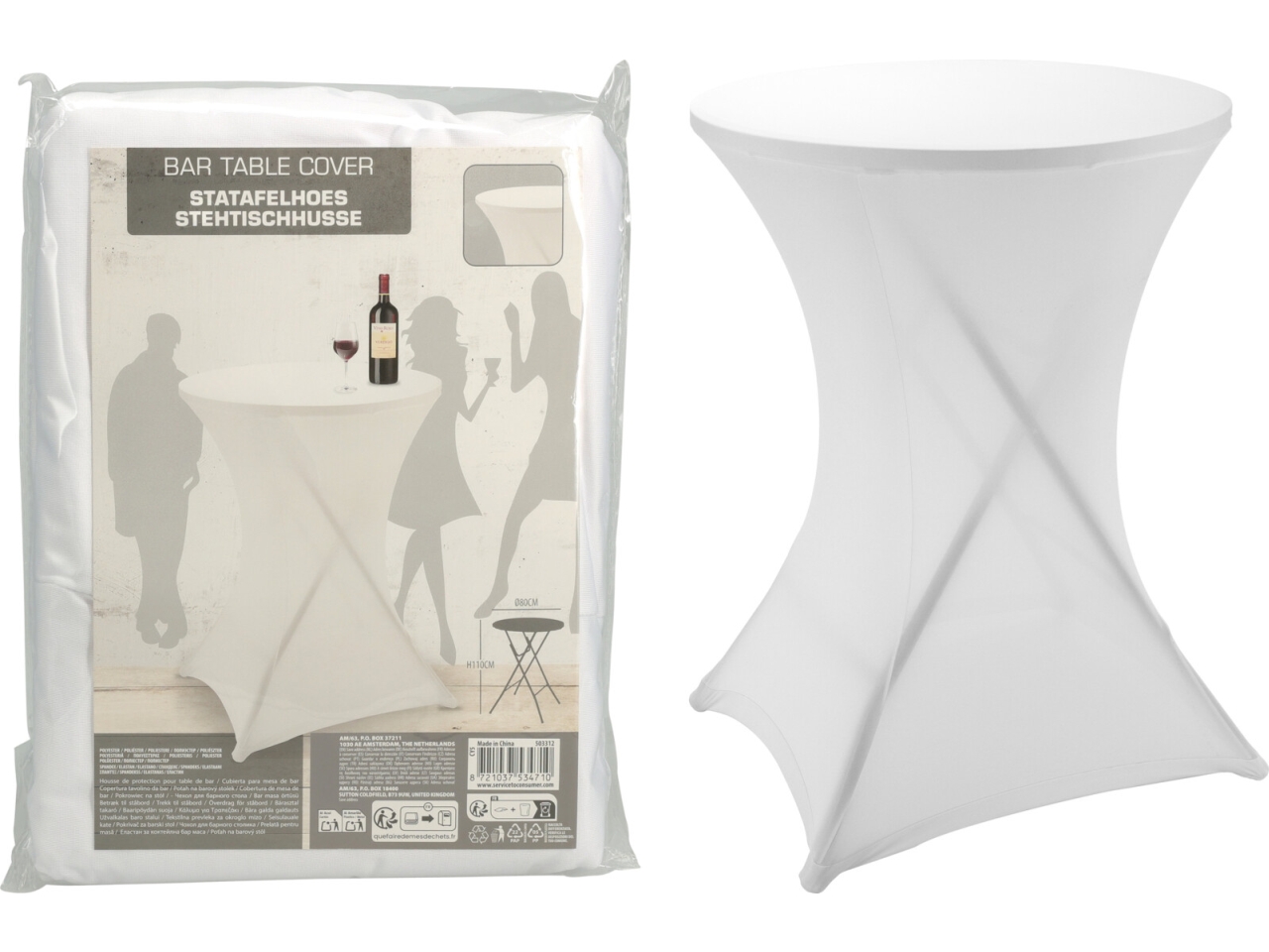 COPRITAVOLO TESSUTO 80X110CM BIANCO CY5657290 COPRITAVOLO TESSUTO 80X110CM BIANCO CY5657290