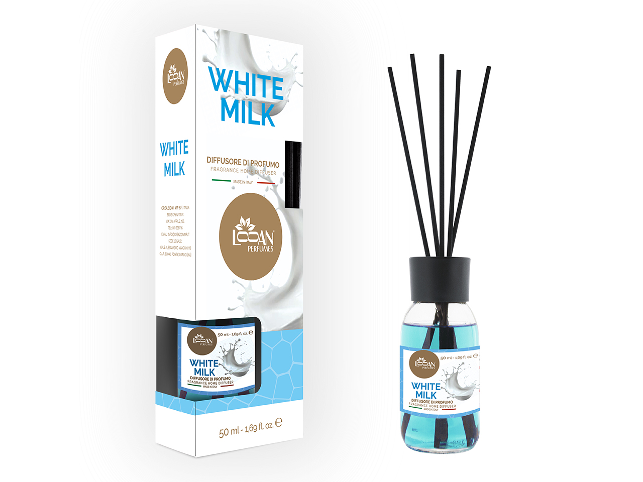 DIFFUSORE HOME FRAGRANCE 50ML LOOAN WHITEMILK 1639 DIFFUSORE HOME FRAGRANCE 50ML LOOAN WHITEMILK 1639