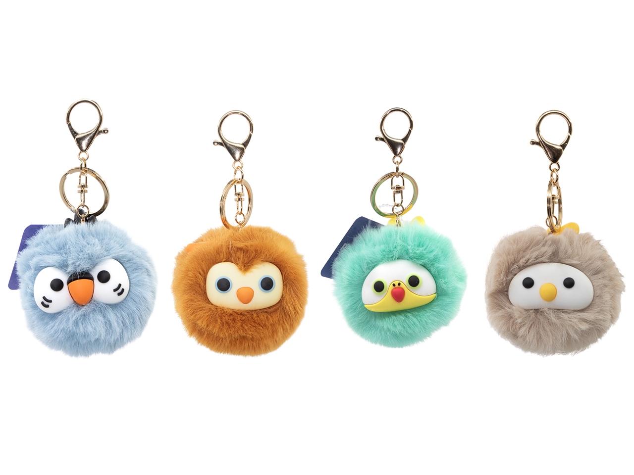 PORTACHIAVI POMPOM UCCELLINO STL01