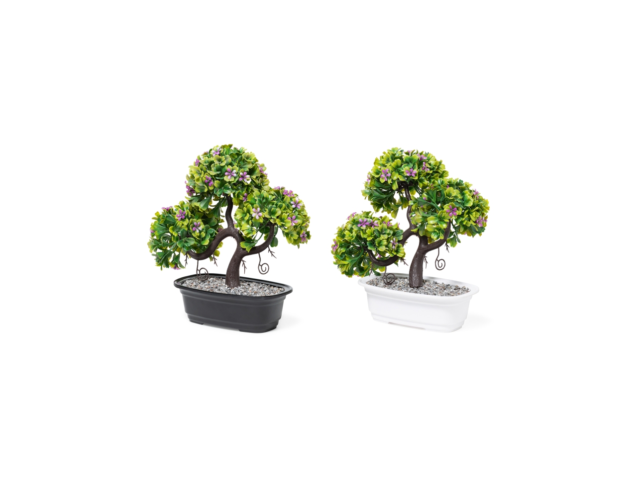 BONSAI IN VASO C/FIORI ROSA 24X10XH.24CM 32747 BONSAI IN VASO C/FIORI ROSA 24X10XH.24CM 32747