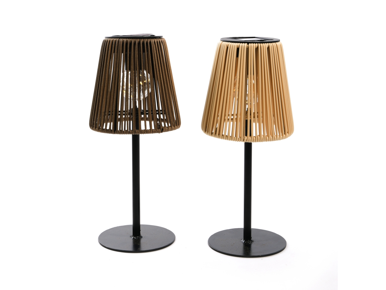 LAMPADA DA TAVOLO SOLARE D.13,5XH.31CM ASS. 03584