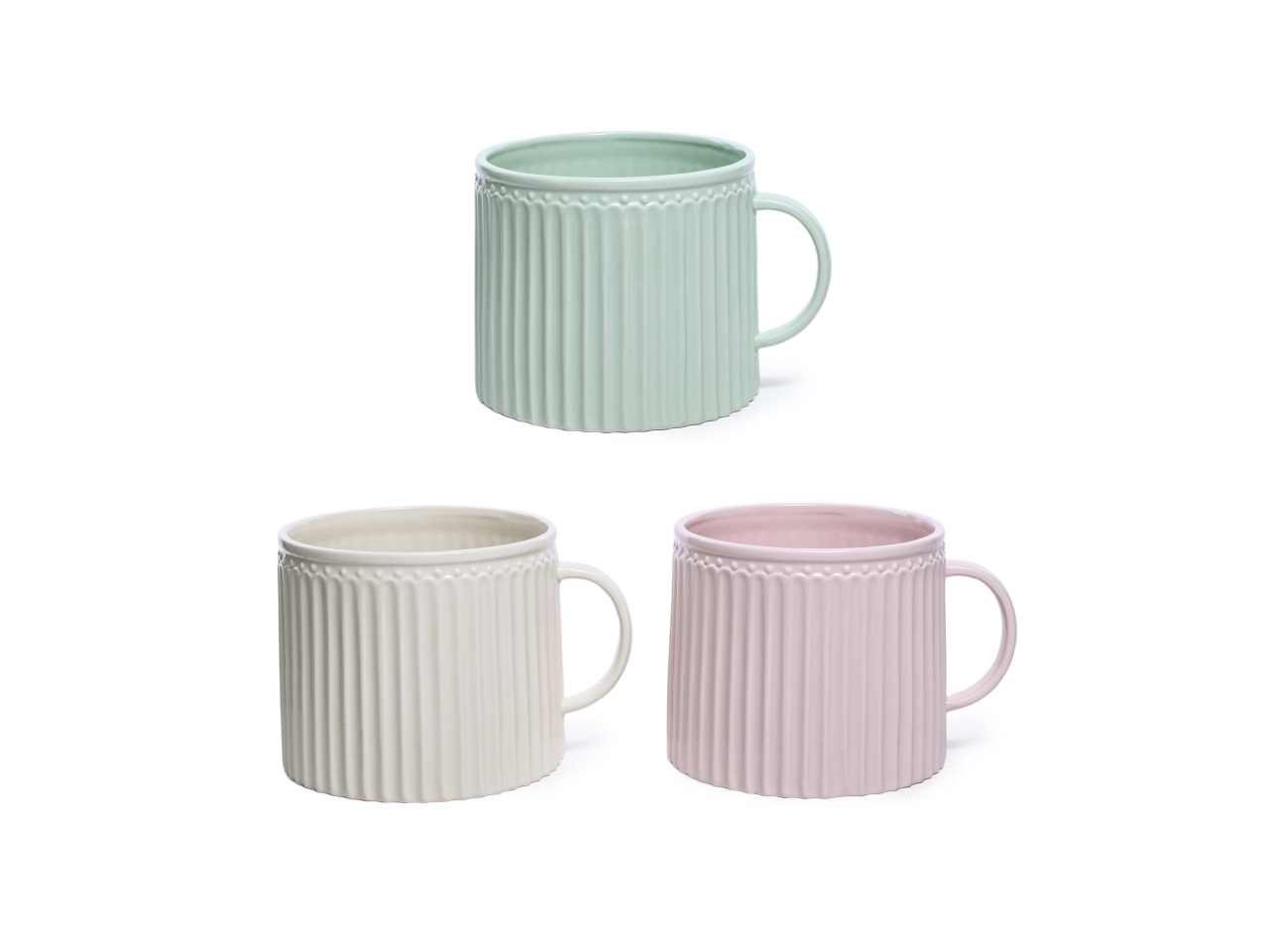 VASO CERAMICA C/MANICO 22X17,5XH.15CM ASS. 13279