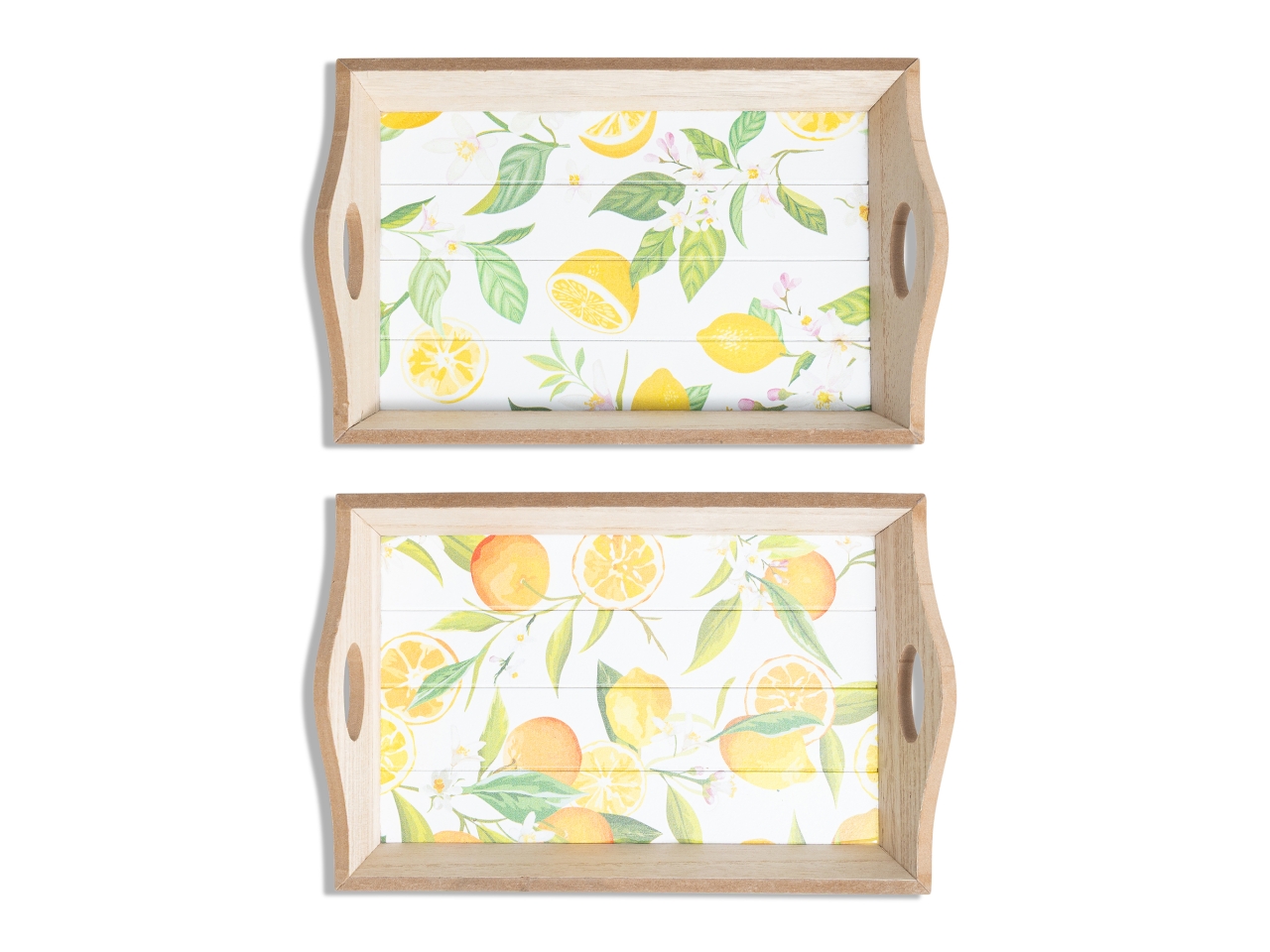 VASSOIO LIMONI IN LEGNO 23,5X15XH.5CM ASS. 13002