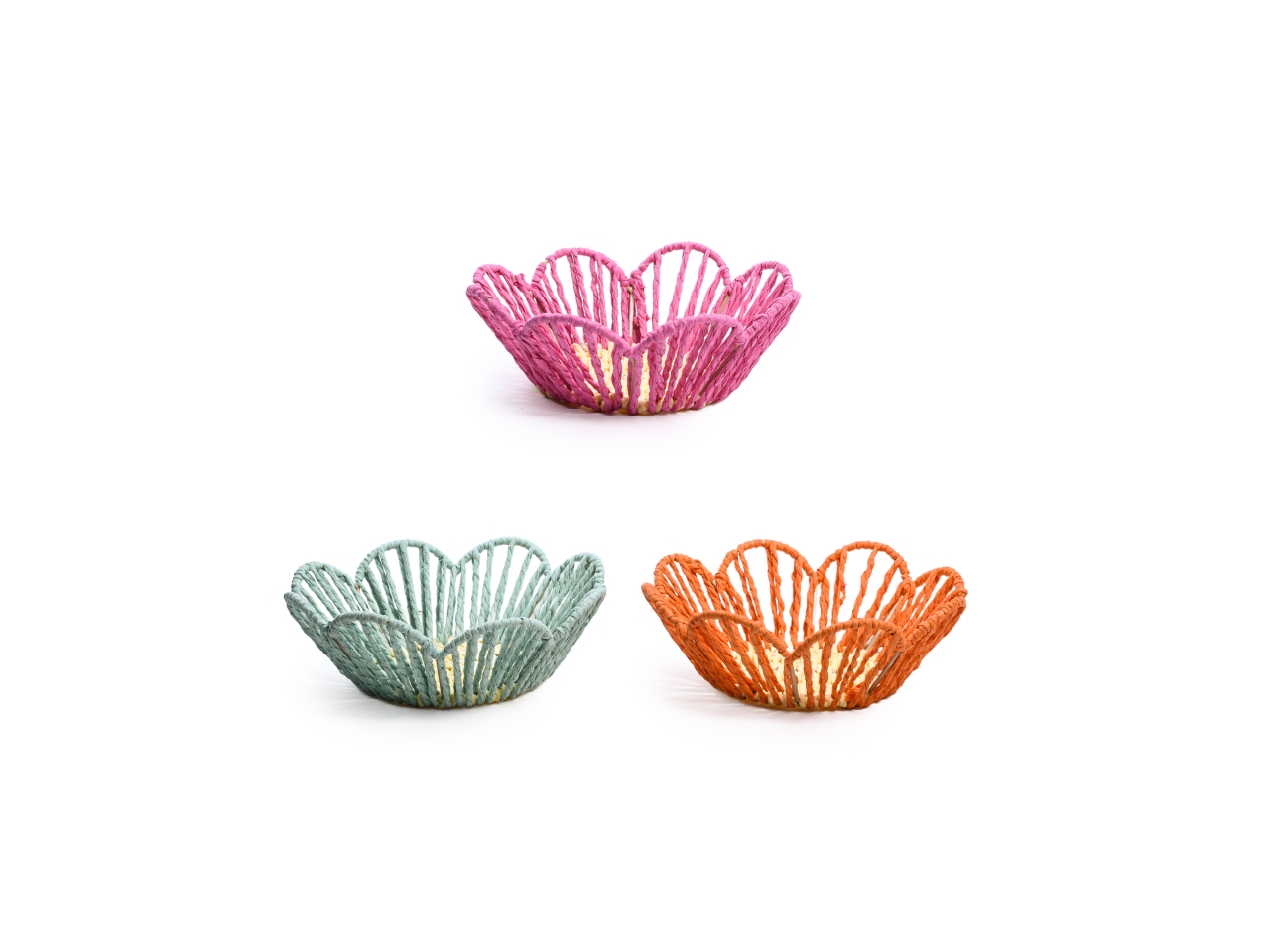 CESTINO FIORE METALLO E CARTA 23XH.8CM ASS. 09326 CESTINO FIORE METALLO E CARTA 23XH.8CM ASS. 09326