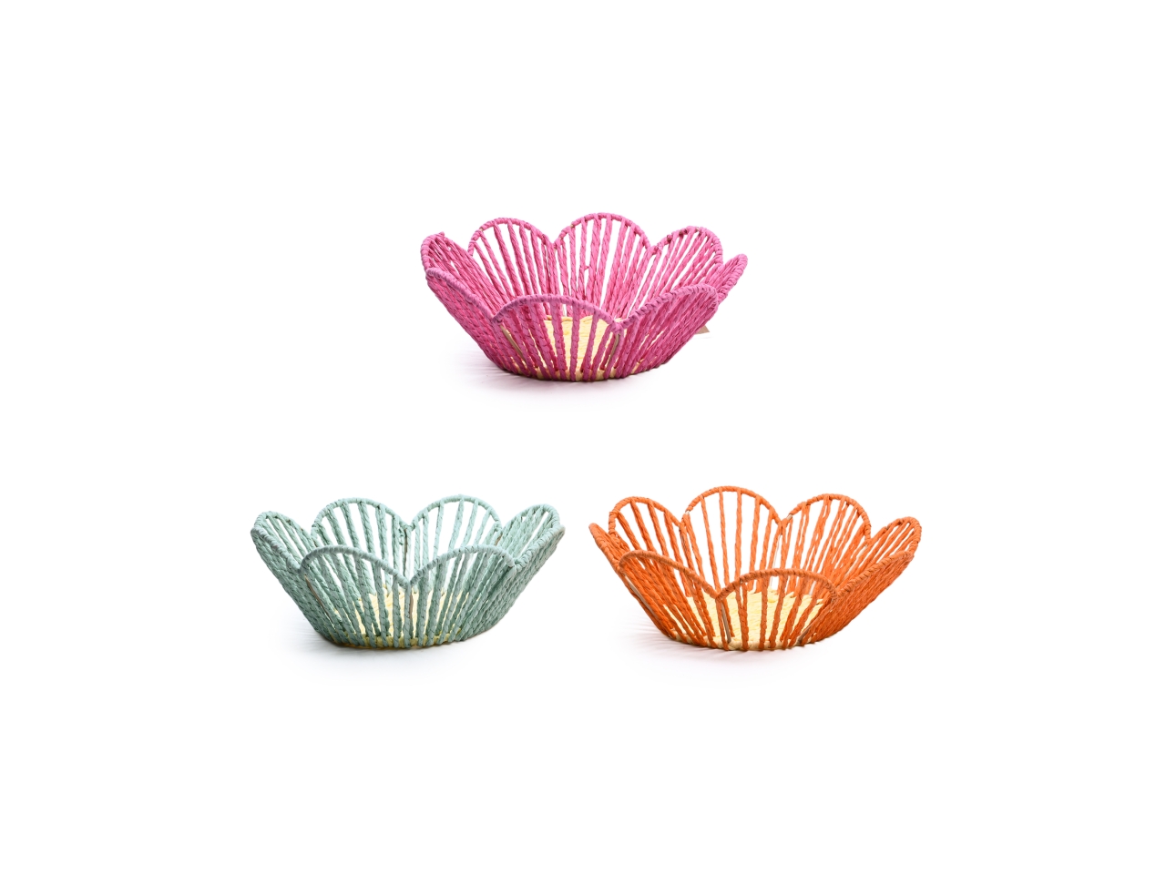 CESTINO FIORE METALLO E CARTA 28XH.10CM ASS. 09333 CESTINO FIORE METALLO E CARTA 28XH.10CM ASS. 09333