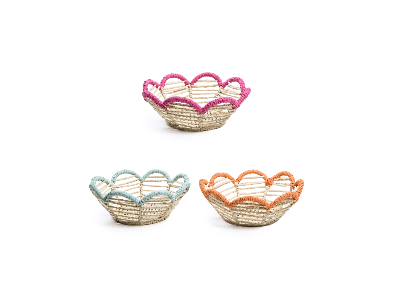 CESTINO FIORE METALLO E CARTA 23XH.8CM ASS. 09357 CESTINO FIORE METALLO E CARTA 23XH.8CM ASS. 09357