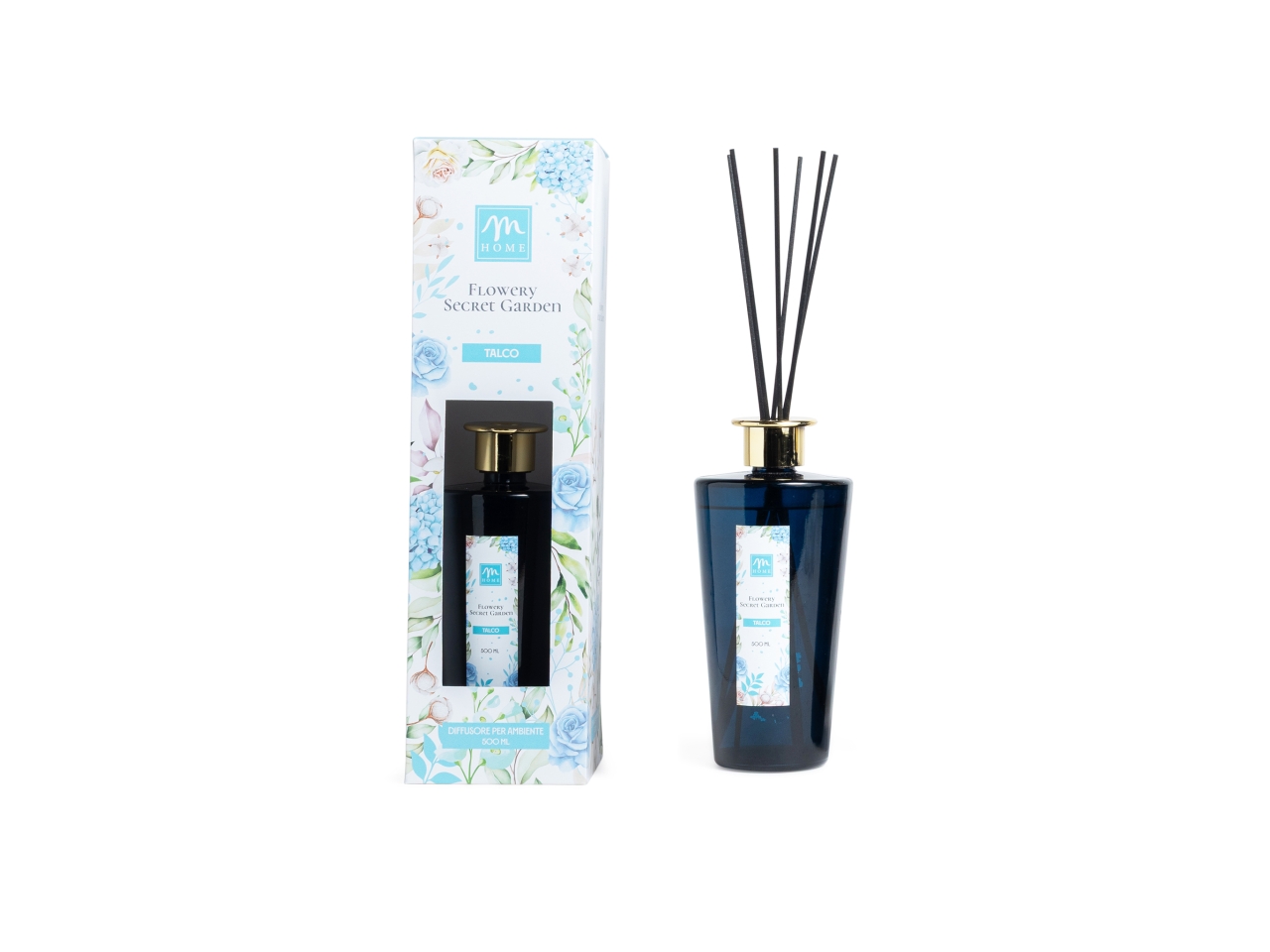 DIFFUSORE C/BACCHETTE 500ML TALCO 37902 DIFFUSORE C/BACCHETTE 500ML TALCO 37902