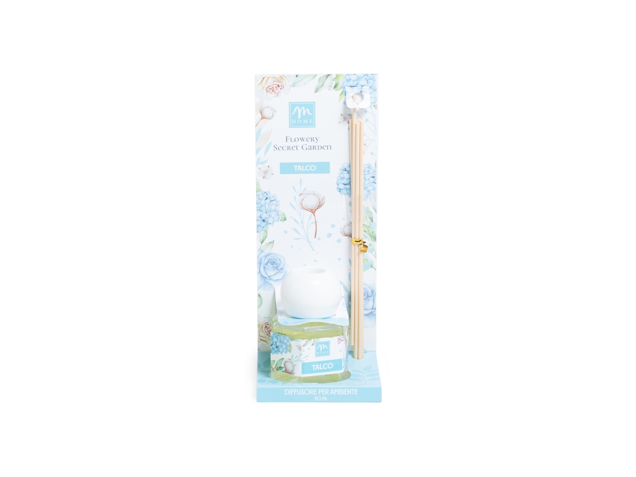 DIFFUSORE C/BACCHETTE 50ML TALCO 37872 DIFFUSORE C/BACCHETTE 50ML TALCO 37872