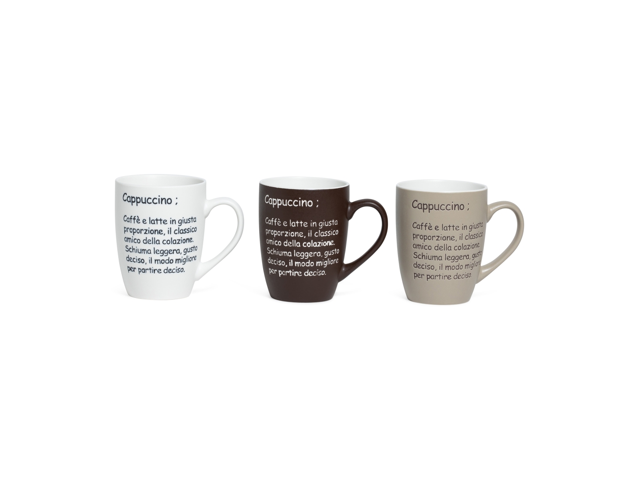 TAZZA IN PORCELLANA 370ML COL. ASS. 36226