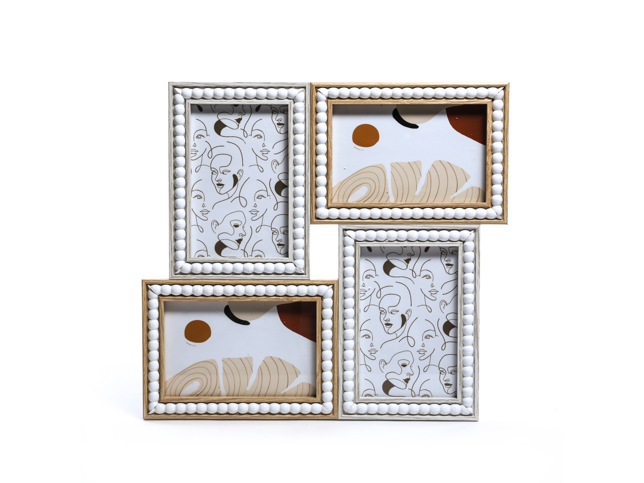 CORNICE 4 FOTO 10X15CM MDF 33X33XH.2CM 06363 CORNICE 4 FOTO 10X15CM MDF 33X33XH.2CM 06363